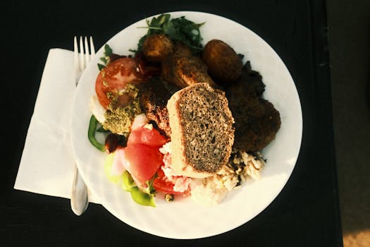 colorful plant-based salad